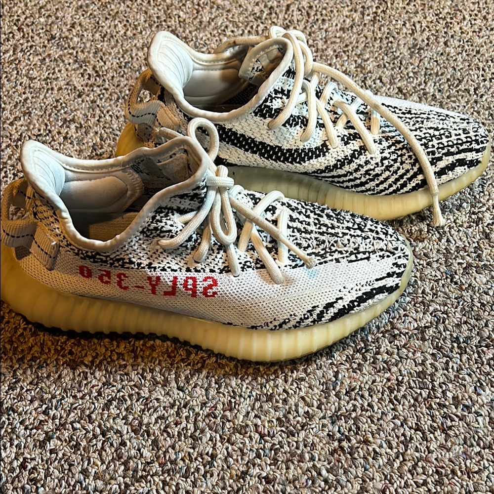 Adidas Kids Yeezy Boost 350 V2 - Black and White